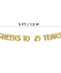 cheers to 25 years length