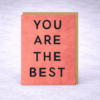 Your Are The Best Card