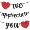 we appreciate you banner